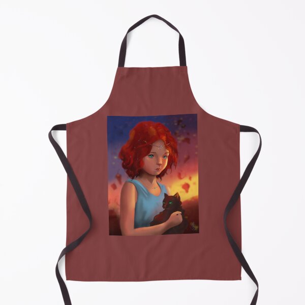 Item preview, Red-headed Girl with Cat designed and sold by dgd artistry.