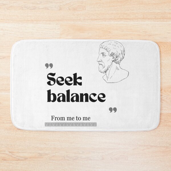 Item preview, From me to me quote: Seek balance for work designed and sold by CachoGlorious.