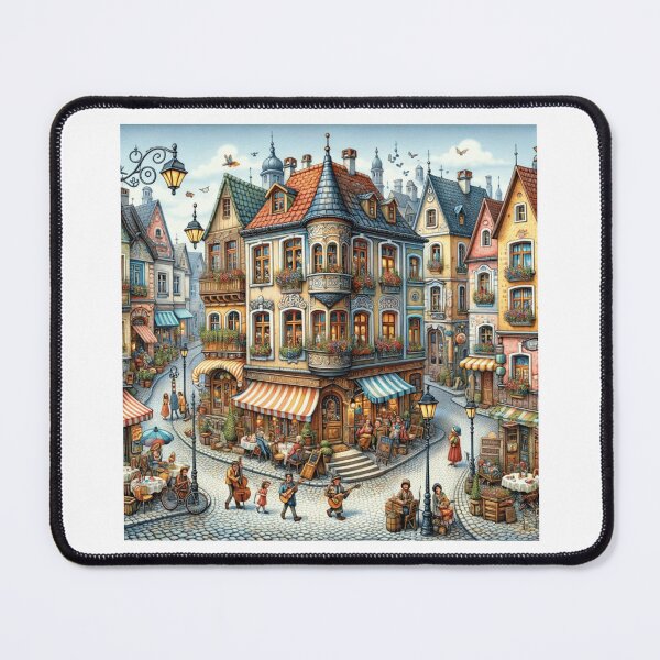 Item preview, European Village Charm designed and sold by BestArtByArvind.