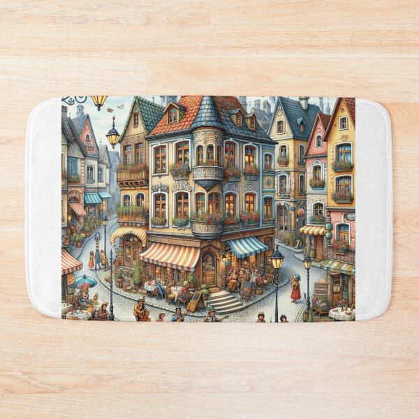 Item preview, European Village Charm designed and sold by BestArtByArvind.