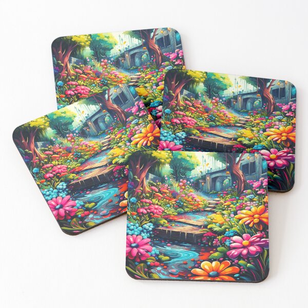 Item preview, Gardens Below the City designed and sold by VisionGalaxyDesigns.