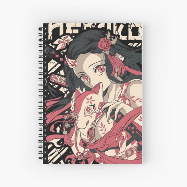 Demon Slayer Anime Notebook Zenitsu Nezuko Giyu Mitsuri Inosuke, FROST TEE