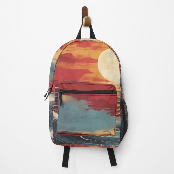 Item preview, Tubular Horizon: Capturing the Power in a Minimalist Beach Design designed and sold by RedArtG09.