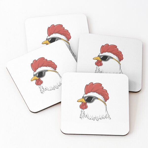 Item preview, Cool Chicken wearing sunglasses designed and sold by DESIGNSPACK ® ✅.