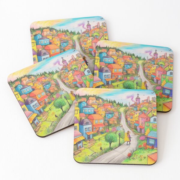 Item preview, Walking my way through the Rainbow Village to my  Home.  designed and sold by Frame of Mind .