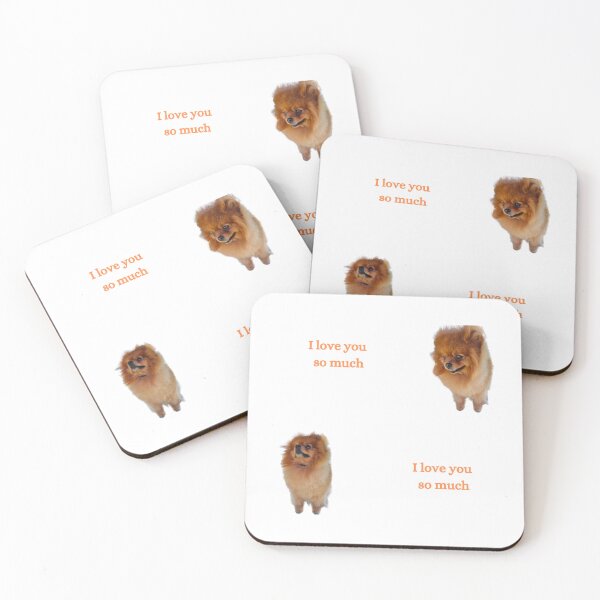 Item preview, I love you so much - Heart warming Canine Adoration designed and sold by Debsgiftware Ward.