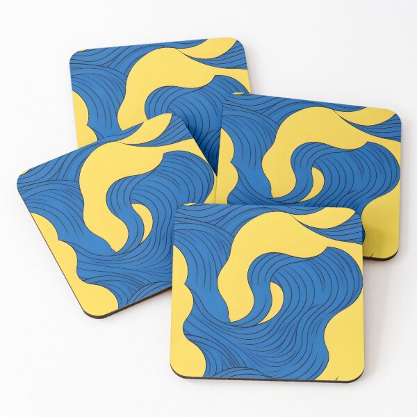 Item preview, Blue and Yellow Spinal Pattern designed and sold by WANBASTEN.