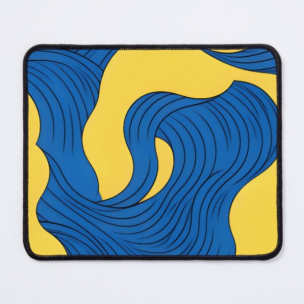 Item preview, Blue and Yellow Spinal Pattern designed and sold by WANBASTEN.