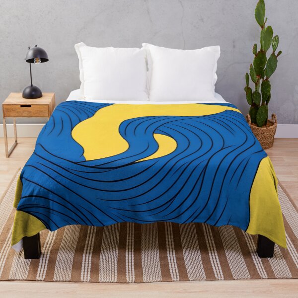 Item preview, Blue and Yellow Spinal Pattern designed and sold by WANBASTEN.