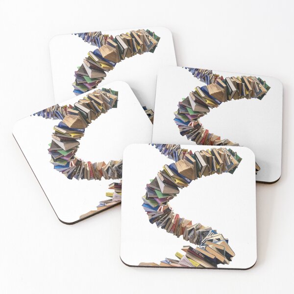 Item preview, Book Spiral on White designed and sold by Mischief and Musings.