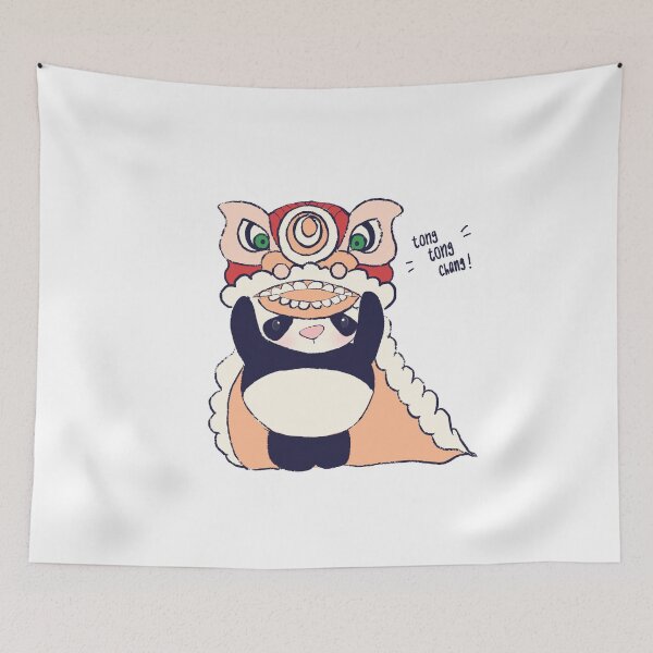 Item preview, Positively Pandarific: Chinese Lion Dance designed and sold by ShopPandarific.