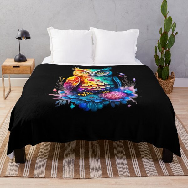 Item preview, Colorful owl designed and sold by marvin barth.