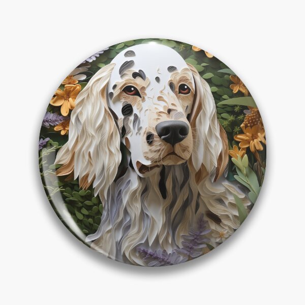 Item preview, English Setter Quilled Paper Art designed and sold by global-designz.