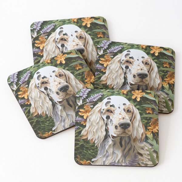 Item preview, English Setter Quilled Paper Art designed and sold by global-designz.