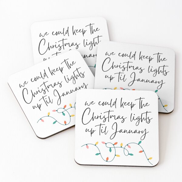 Item preview, keep the christmas lights up 2 designed and sold by aprettypenny.