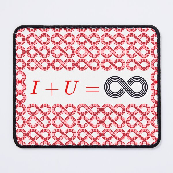Item preview, I plus u equal infinity love Valentines ,brafdesign designed and sold by Brafdesign.