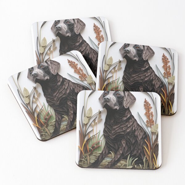 Item preview, Labrador Retriever Quilled Paper Art designed and sold by global-designz.