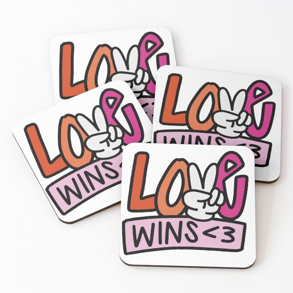 Item preview, Love Wins Lesbian Pride designed and sold by colorfulduck.