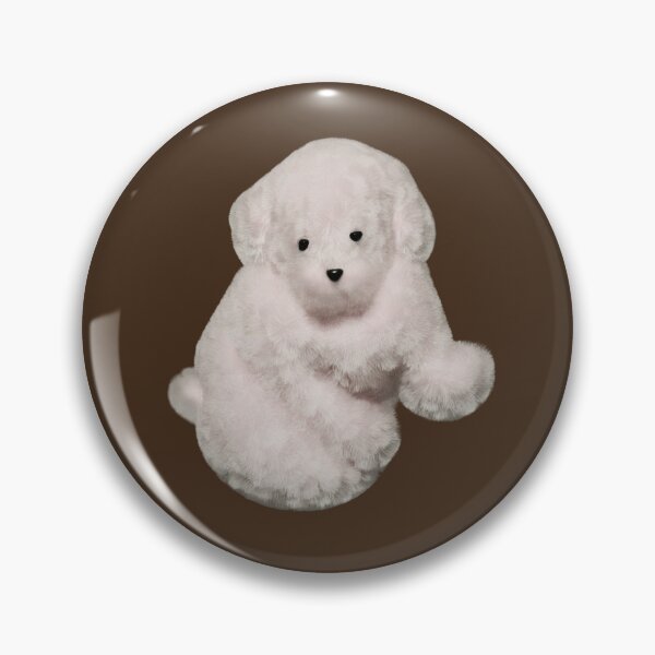Item preview, Cuddly Puppy 3D Illustration - White & Dark Brown designed and sold by OG-Graphics.