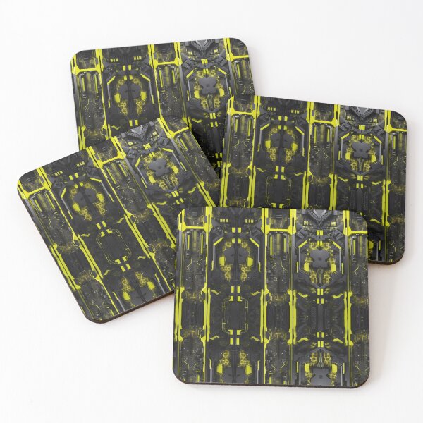Item preview, Cybernetics - Black and Yellow - 07 designed and sold by Mystic-Images.