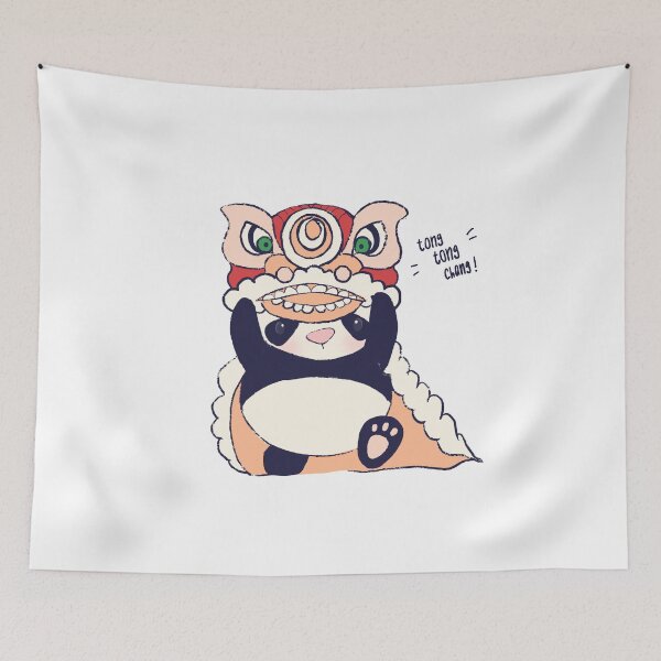 Item preview, Positively Pandarific: Chinese Lion Dance designed and sold by ShopPandarific.