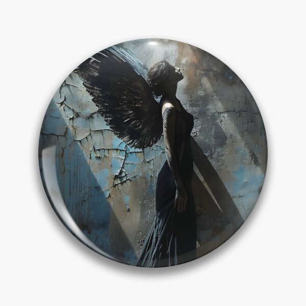 Item preview, Impresión de arte de ángel gótico multidimensional designed and sold by dcrc.