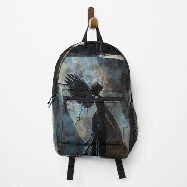 Item preview, Multidimensional gothic angel art print designed and sold by dcrc.