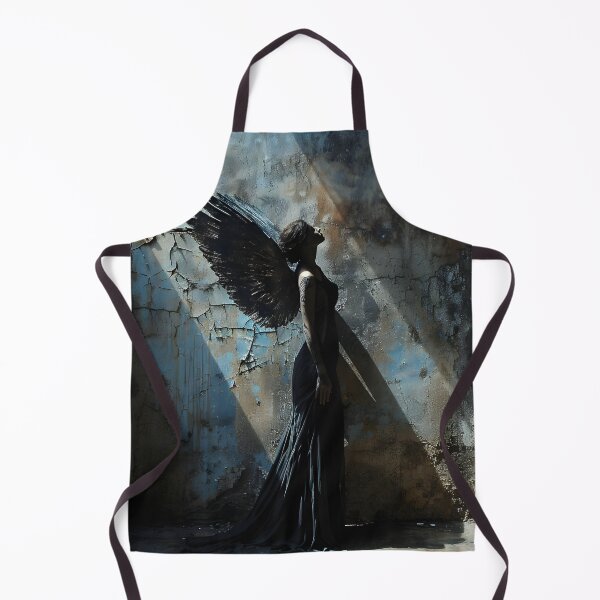 Item preview, Multidimensional gothic angel art print designed and sold by dcrc.