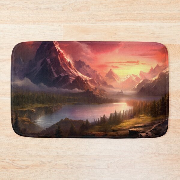 Item preview, Fantasy Landscape - Towering Mountain Peaks  designed and sold by Fantasy Masterpiece.