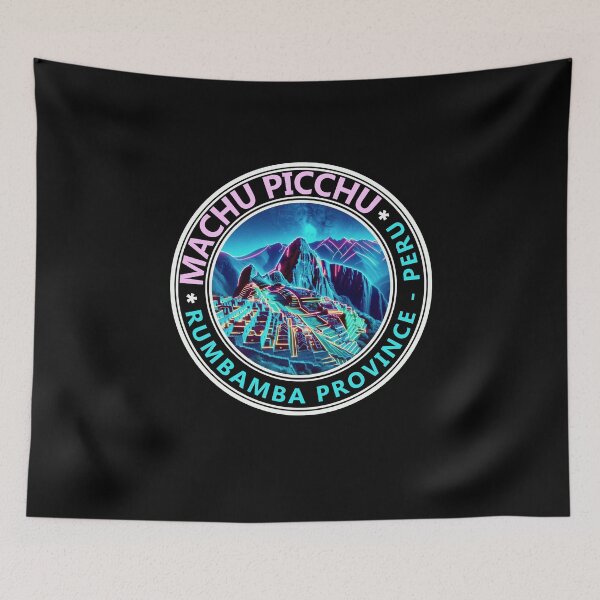 Item preview, Machu Picchu Peru Ruins 2024 Peru Artistic Graphic Neon designed and sold by SambaStyles.