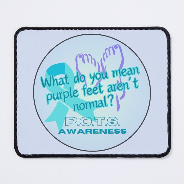 Item preview, Purple Feet - POTS awareness designed and sold by blankslategardn.