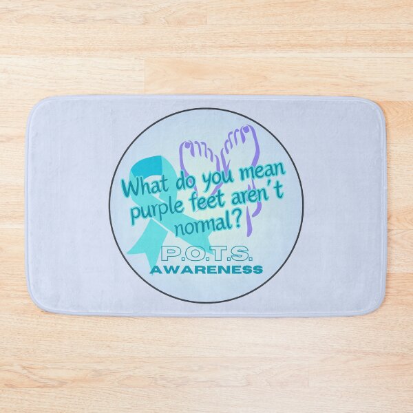 Item preview, Purple Feet - POTS awareness designed and sold by blankslategardn.