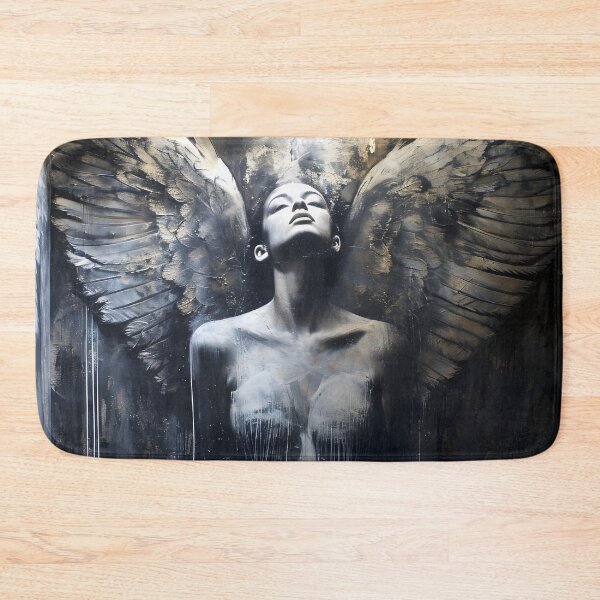 Item preview, Multidimensional gothic angel art print designed and sold by dcrc.