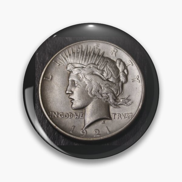 Item preview, 1921 Peace Dollar XF Cleaned designed and sold by coinsxcrochet.