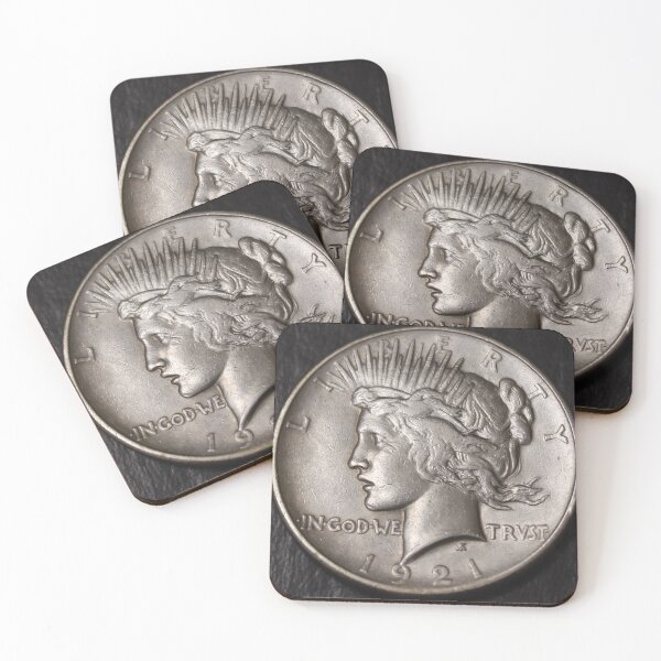 Item preview, 1921 Peace Dollar XF Cleaned designed and sold by coinsxcrochet.