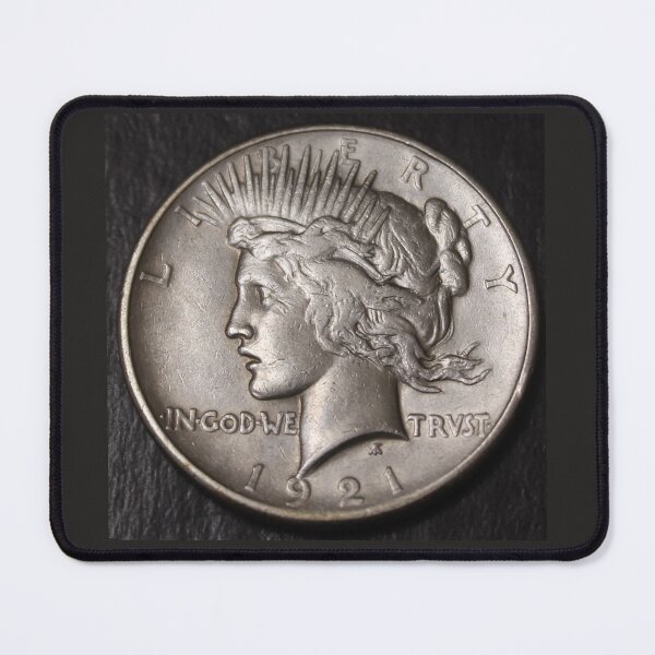 Item preview, 1921 Peace Dollar XF Cleaned designed and sold by coinsxcrochet.