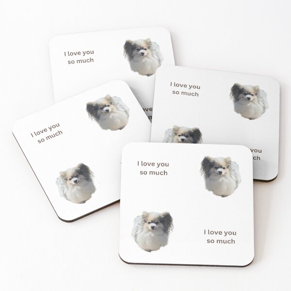 Item preview, I love you so much - Furry Love Express designed and sold by Debsgiftware Ward.