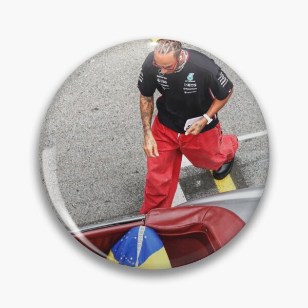 Item preview, Lewis Hamilton Brazilian Flag (Brasil GP 2023) designed and sold by siphiridart.