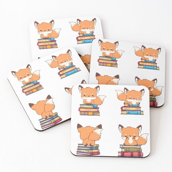 Item preview, Kawaii Foxes And Books designed and sold by TheAnimalZ00.
