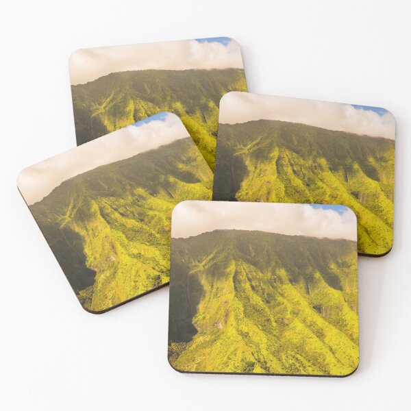 Item preview, Aerial Mountains of Napali Coastline 2 designed and sold by KensLensDesigns.