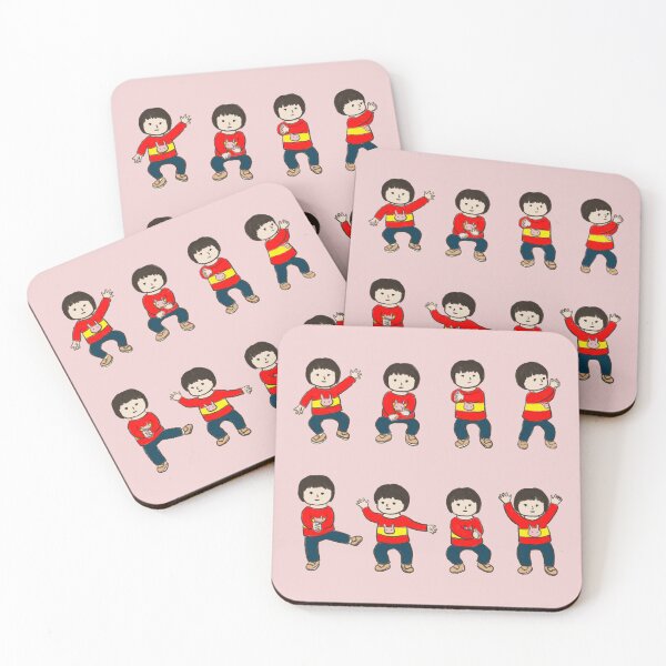 Item preview, Baby Juwon's joyful dance time - pink designed and sold by Isabery.