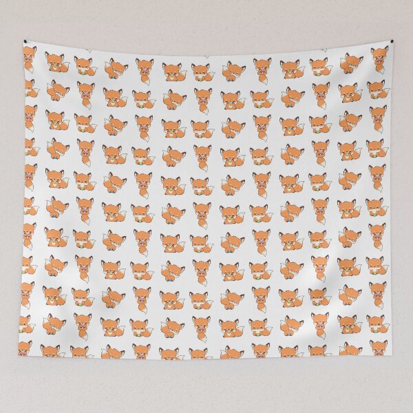 Item preview, Kawaii Foxes And Boba Milk Tea designed and sold by TheAnimalZ00.