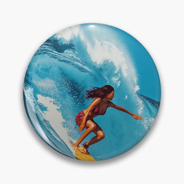 Artikelvorschau, Surfen auf den Azure Waves entworfen und verkauft von Classic CG295.