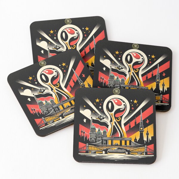 Item preview, German Football Soccer Artwork designed and sold by ArtfulMiller.