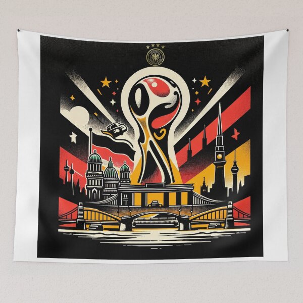 Item preview, German Football Soccer Artwork designed and sold by ArtfulMiller.