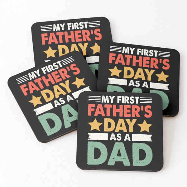 Item preview, My First Fathers Day As A Dad Funny New Daddy Father To Be 2024 designed and sold by CORJIDOG-ART.