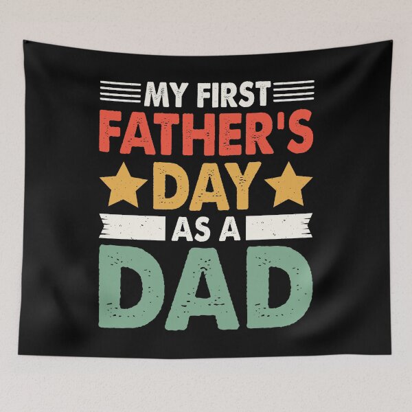 Item preview, My First Fathers Day As A Dad Funny New Daddy Father To Be 2024 designed and sold by CORJIDOG-ART.