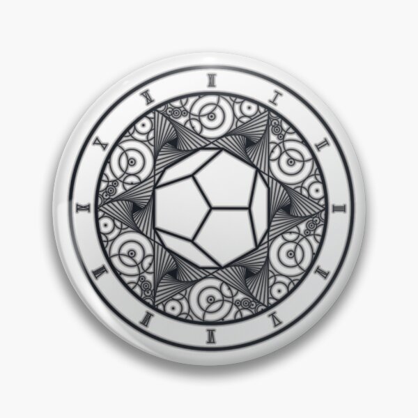 Item preview, Black and White Time and Gravity Spell Circle designed and sold by ScholarlyRaven.