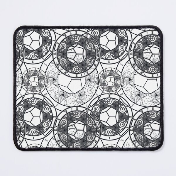 Item preview, Black and White Time and Gravity Spell Circle designed and sold by ScholarlyRaven.