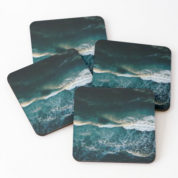 Item preview, Blue Ocean cean Waves From The Airplane Window  designed and sold by The Happiness Market .